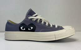 Converse x Comme De Garcons Play Gray Canvas Low Sneakers Men's Size 11