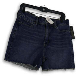 NWT Womens Blue Denim Medium Wash Girlfriend Cut-Off Shorts Size 29/8