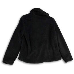 NWT Womens Gray Long Sleeve Spread Collar Sherpa Jacket Size Medium alternative image