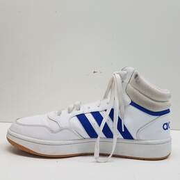 adidas Hoops 3.3 Mid White Royal Blue Men's Size 11.5 alternative image