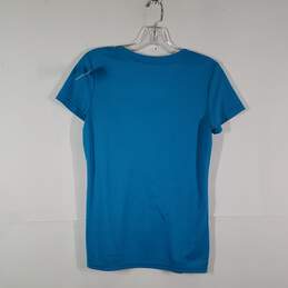 Womens Regular Fit V-Neck Short Sleeve Activewear Pullover T-Shirt Size Small alternative image