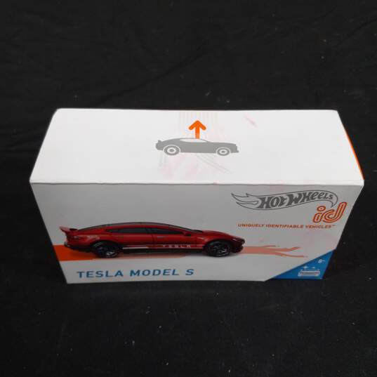 Tesla Hot Wheels Toy Car In Box image number 6
