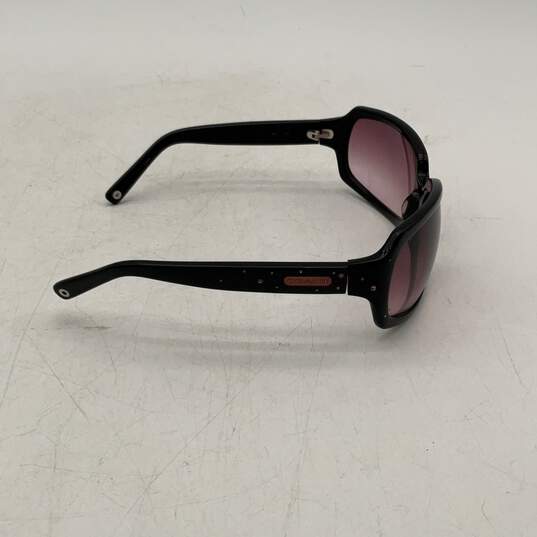 Coach Womens Black Pink Samantha Full-Frame Rectangular Sunglasses With Case image number 5