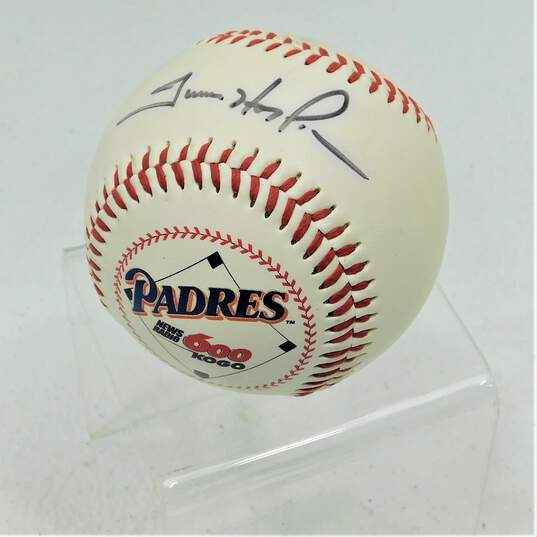 HOF Trevor Hoffman Autographed Baseball San Diego Padres image number 1