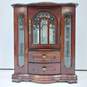 Vintage Wood Jewelry Cabinet w/Drawers & Side Doors image number 5