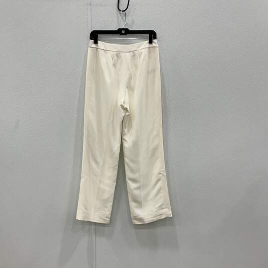 NWT Ann Taylor LOFT Womens White Blazer And Pants 2 Piece Set Size 2P image number 7