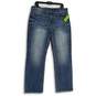 NWT BKE Tyler Mens Blue Denim Medium Wash Relaxed Fit Straight Jeans Size 33x30 image number 1