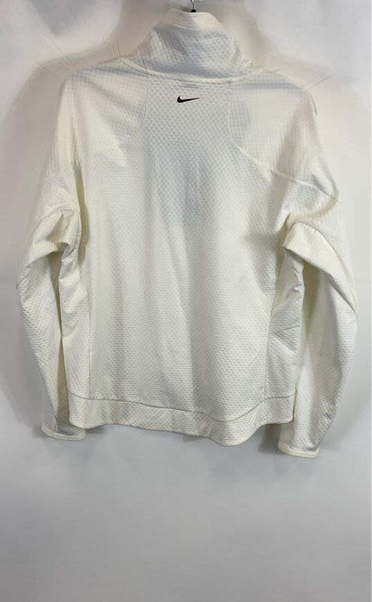 Nike White Jacket - Size Large image number 2