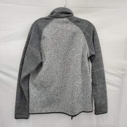 Patagonia WM's Heather Gray Polyester & Fleece Zipper Jacket Size SM alternative image