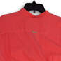 NWT Womens Pink Mandarin Collar Short Sleeve Button-Up Shirt Size 1X image number 4