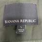 Banana Republic Men's Green Full Zip Button Up Shirt Jacket Utility Size S image number 4