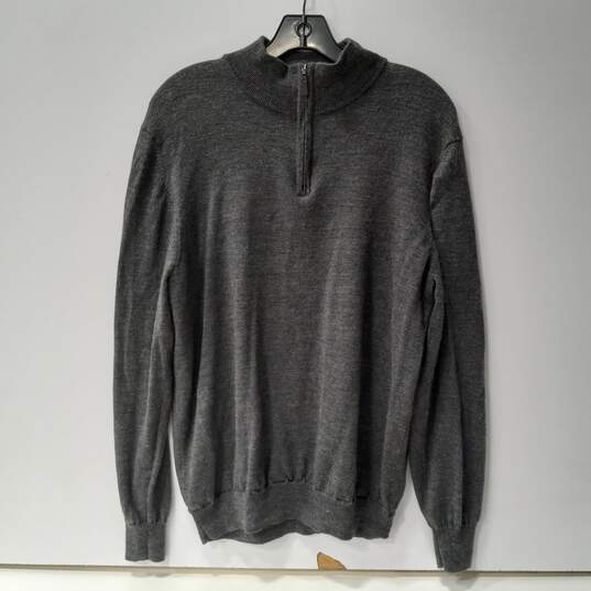 Kenneth Roberts Platinum Men's Gray Sweater Size Large image number 1