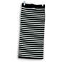 Womens Black White Striped Ribbed Midi Straight & Pencil Skirt Size XXS image number 2