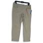NWT Christopher And Banks Womens Taupe Khaki Shaped Fit Mid-Rise Ankle Pants 12P image number 1