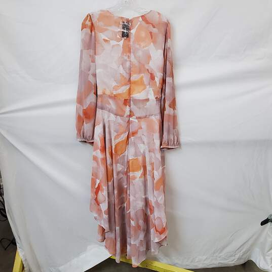 Express Causl Print Button Front Dress Women's Size Large image number 2