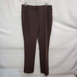 NWT Chinos The So Slimming WM's Straight Brown Trousers Size 1.5 R