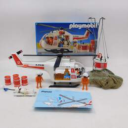Vintage Playmobil Rescue Helicopter 3789 Paramedic Air Ambulance
