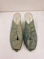J.Renee Pleated Open Toe Mules Green 6.5 image number 5