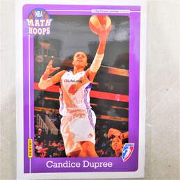 2012 Candice Dupree Panini Math Hoops 5x7 Basketball Card Phoenix Mercury