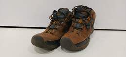 Keen Women's Brown Leather Hiking Boots Size 4