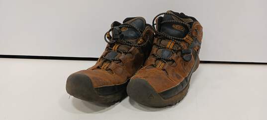 Keen Women's Brown Leather Hiking Boots Size 4 image number 1
