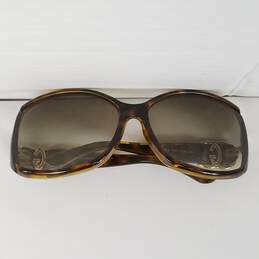 Gucci Eyewear Square Sunglasses Tortoise Gold alternative image