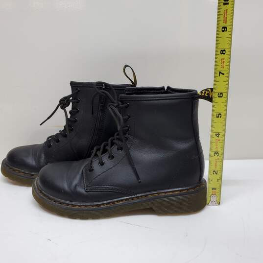 Dr Martens Black Leather Boots image number 2