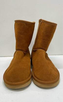 UGG Classic Short Brown Suede Shearling Boots Women's Size 9 alternative image