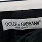 Dolce & Gabbana Black Silk Blend Pant Wm Size 42 AUTHENTICATED image number 3