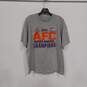 NFL Team Apparel 2013 AFC Denver Broncos Champions Gray Shirt Size XL image number 1