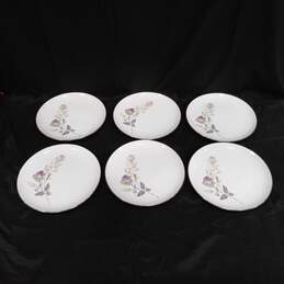 Set of 6 Vintage Fine China Lori Floral Dinner Plates alternative image