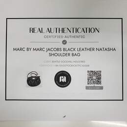 Marc by Marc Jacobs Natasha Black Leather Shoulder Bag Authenticated alternative image