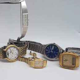 Vintage Seiko Multi Moon Phase plus Mixed Model Quartz Watch Bundle 5pcs