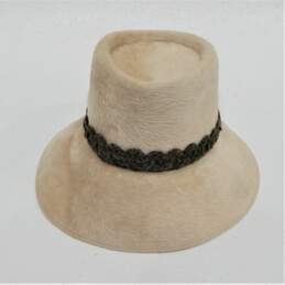 Vintage Brunschwig Women's Floppy Fuzzy Felt Hat Switzerland