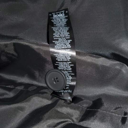 Asos Design Oversized Faux Leather Patchwork Button Up Jacket Size L image number 4