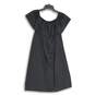 APT.9 Womens Black Ruffle Round Neck Sleeveless Mini Dress Size L image number 2