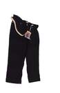 NWT Womens Black Pockets Casual Straight Capris Jeans Size 12 P image number 3