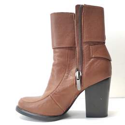 Calvin Klein Dezi Brown Buckle Zip Ankle Boots Size 6 M alternative image