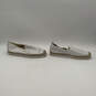 Womens White Monogram Round Toe Slip-On Espadrille Sneaker Shoes Size 10 image number 3