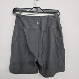 Grey Athletic High Waist Shorts alternative image