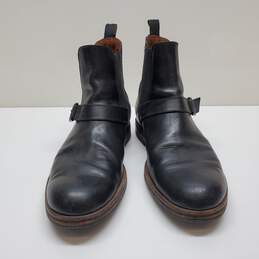 Frye Men’s Wilson Engineer Chelsea Boots Black Leather Sz 10