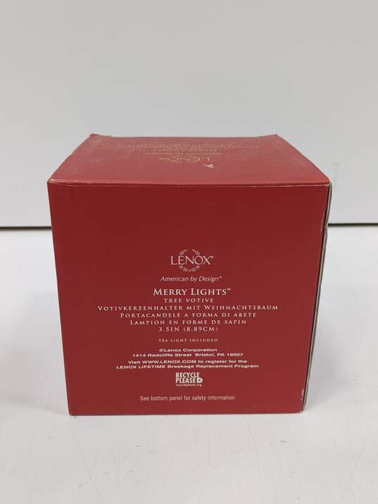 Ivory Lenox Candle Holder In Box image number 3