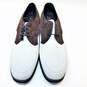 Hush Puppies Golf Shoes White, Brown Size 10.5 image number 6
