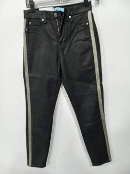 For All Mankind Black High Waist Ankle Skinny Jeans Women's Size 26