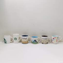 Set of 6 Starbucks Mugs