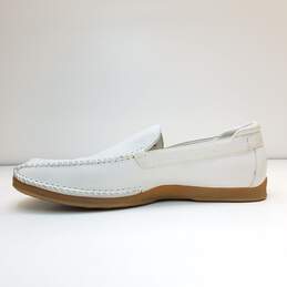 Stacy Adams White Leather Moccasin Men's Size 9.5 alternative image
