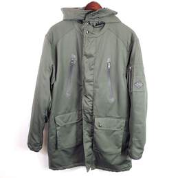 Cult Of Individuality Men Olive Green Jacket M