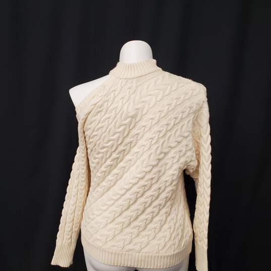 Zara Women Ivory Sweater S NWT image number 3