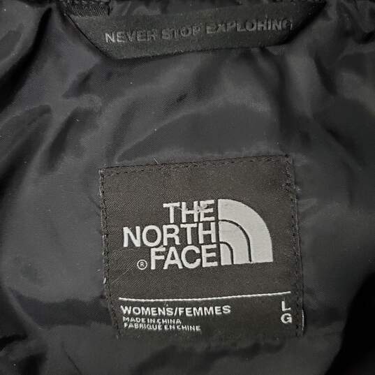 North Face WM's Waterfowl Down Black Hooded Puffer Jacket Size L image number 3