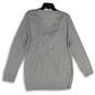 NWT Womens Gray Knitted Cowl Neck Long Sleeve Pullover Sweater Size Large image number 2